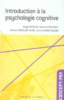 INTRODUCTION A LA PSYCHOLOGIE COGNITIVE