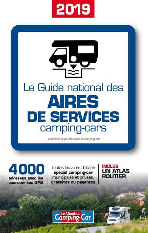 Le guide national des aires de services camping cars 2019