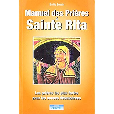Manuel des prières à Sainte Rita