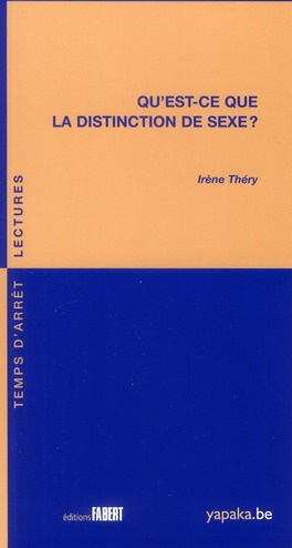 Qu'est-ce que la disctinction de sexe ?