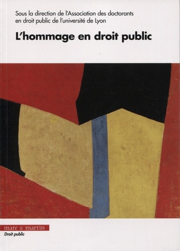 L'hommage en droit public