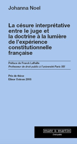 La césure interprétative entre le juge et la doctrine à la lumière de l'expérience constitutionnelle