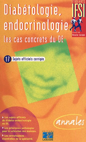 DIABETO ENDOCRINOLOGIE LES CAS CONCRETS DU D.E.