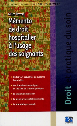 MEMENTO DE DROIT HOSPITALIER