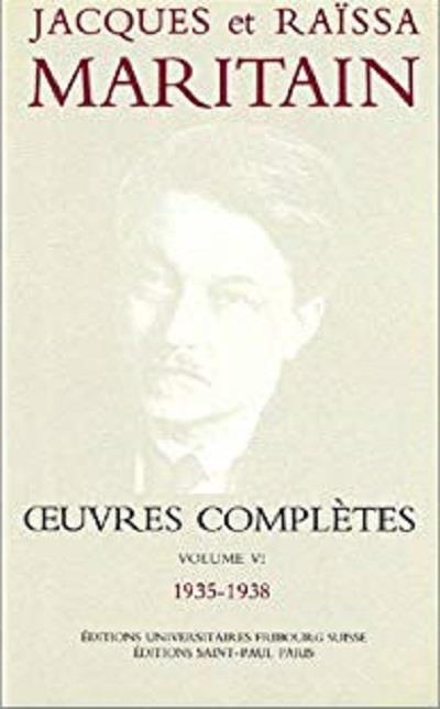 Oeuvres complètes. Volume 6 (1935-1938)
