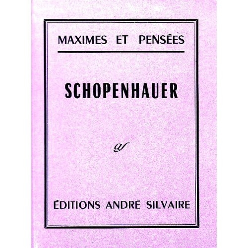 Maximes et pensées