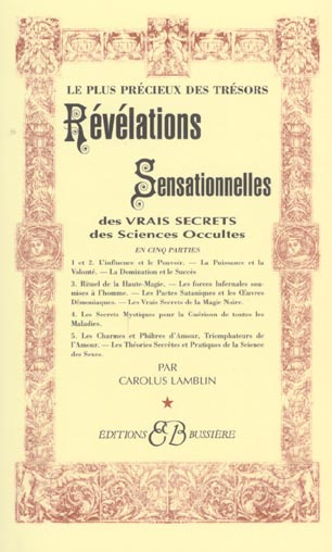 Révélations Sensationnelles des vrais secrets des sciences occultes