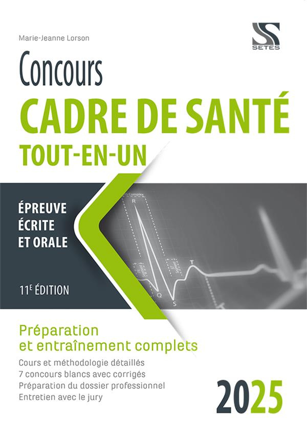 Concours cadre de santé. Edition 2025