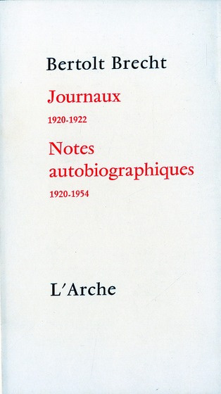 JOURNAUX, 1920-1922