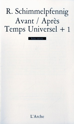 Avant / Après ; Temps Universel 1