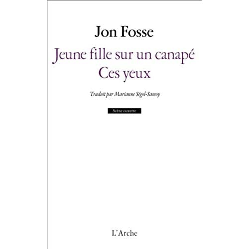 Jeune fille sur un canapé ; Ces yeux