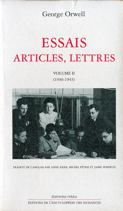 ESSAIS, ARTICLES, LETTRES. Volume 2 (1940-1943)