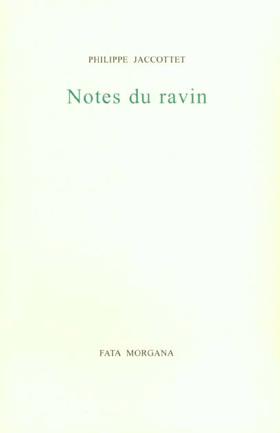 Notes du ravin