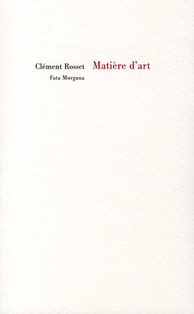 Matière d'art