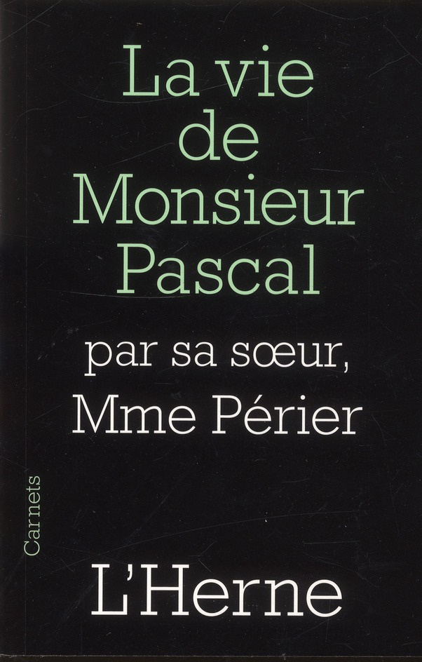 La vie de monsieur Pascal
