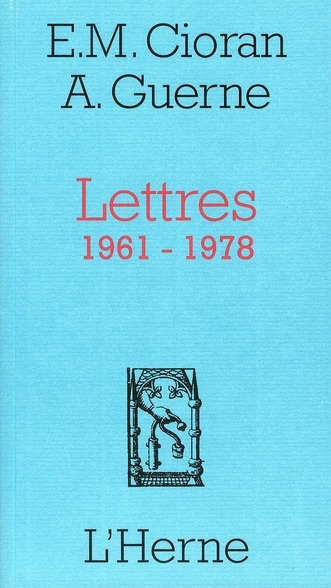 Lettres (1961-1978)