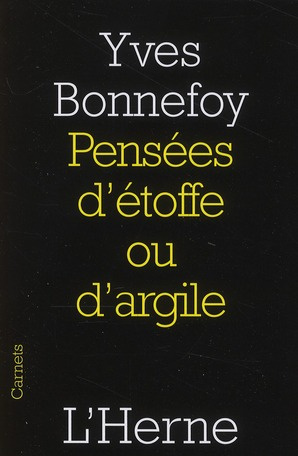 Pensées d'étoffe ou d'argile