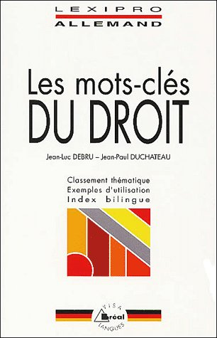 Les mots-clés du droit. En allemand