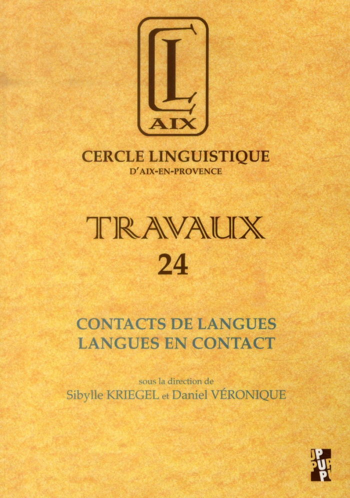 Contacts de langues, langues en contact