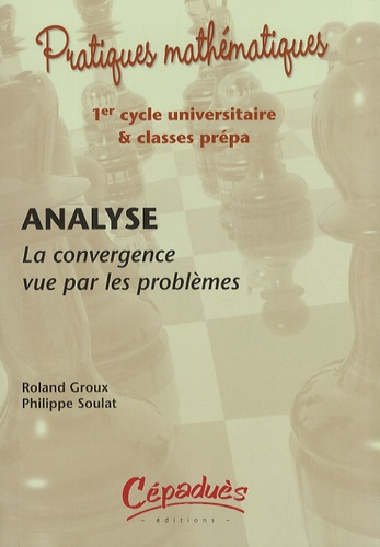 ANALYSE-LA CONVERGENCE VUE PAR LES PROBLEMES - (AVEC LES CORRIGES SUR CEDEROM)