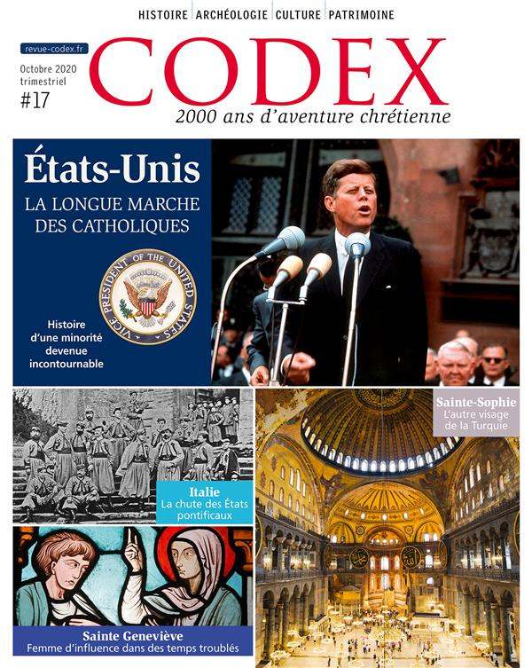 Codex N° 17, octobre 2020 : Etats-Unis. La longue marche des catholiques