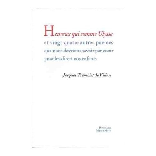 HEUREUX QUI COMME ULYSSE. 2ème édition