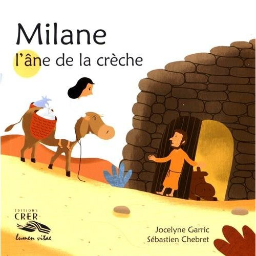 Milane, l'âne de la crèche