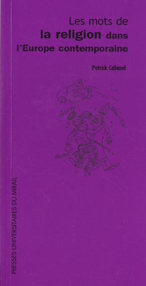 Les mots de la religion dans l'Europe contemporaine