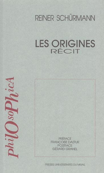 Les origines. Récit