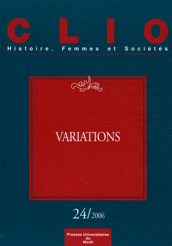 Clio N° 24/2006 : Variations