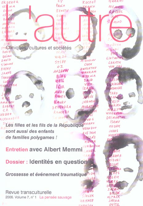 L'autre N° 19/2006 : Identités en question