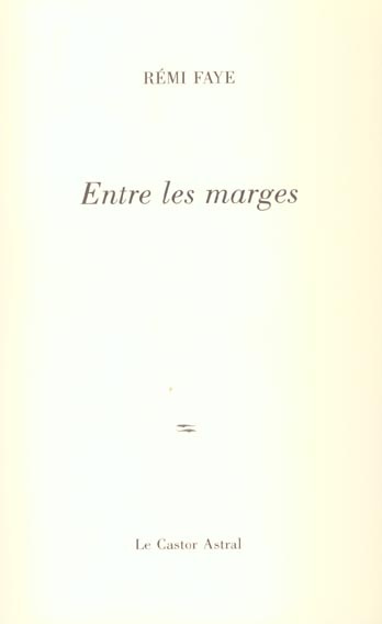 Entre les marges