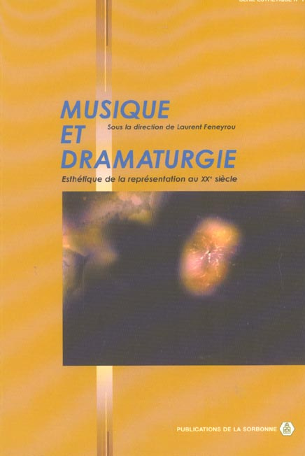 MUSIQUE ET DRAMATURGIE