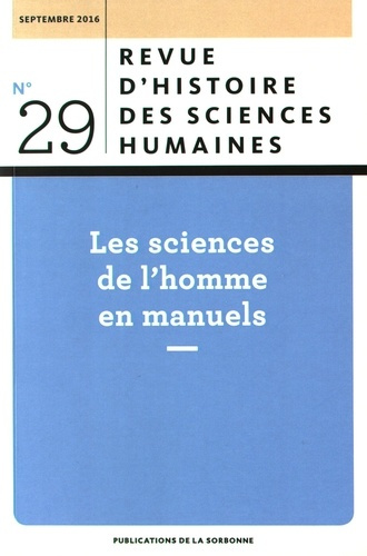 SCIENCES DE L HOMME EN MANUELS