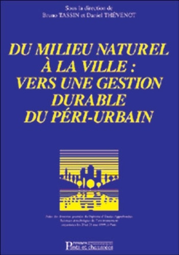 DU MILIEU NATUREL A LA VILLE VERS UNE GESTION DURABLE