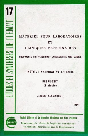 MATERIEL POUR LABORATOIRES ET CLINIQUES VETERINAIRES. EQUIPEMENT FOR VETERINARY LABORATORIES AND CLI