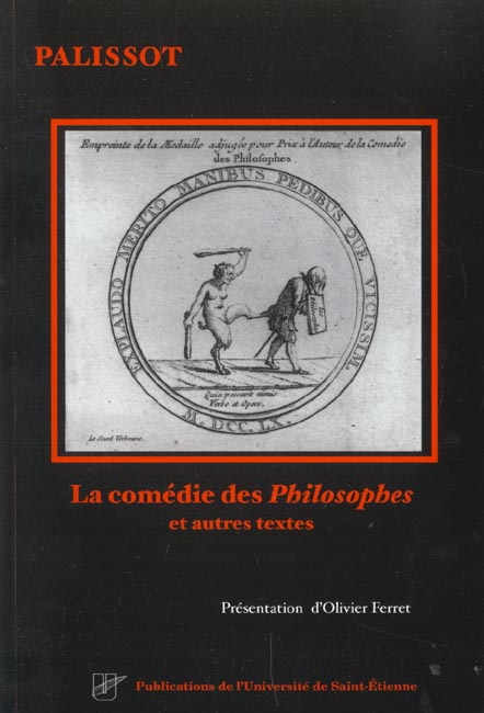 LA COMEDIE DES PHILOSOPHES ET AUTRES TEXTES