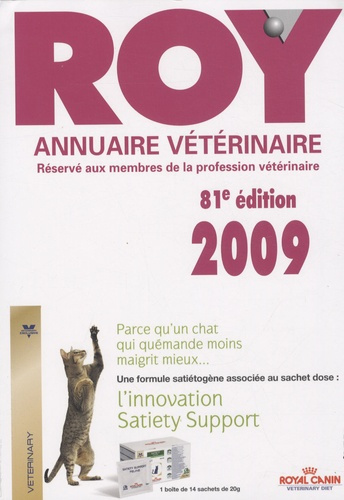 Roy, Annuaire vétérinaire. 81e édition