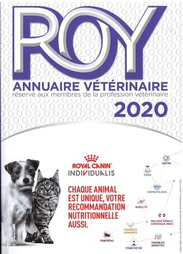 Annuaire vétérinaire Roy. Edition 2020