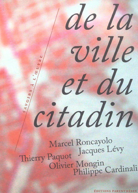 De la ville et du citadin