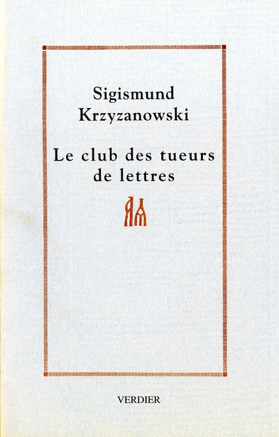 Le club des tueurs de lettres