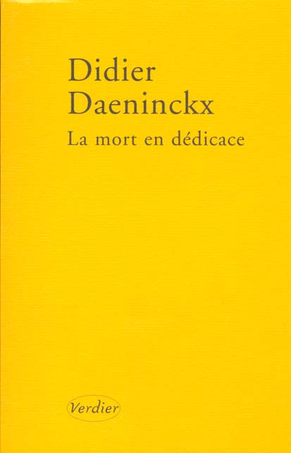 La mort en dédicace