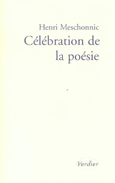Célébration de la poésie