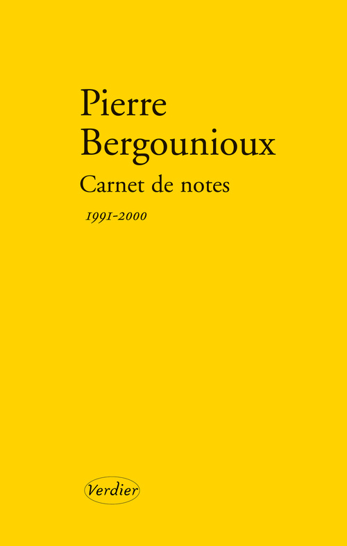Carnet de notes 1991-2000