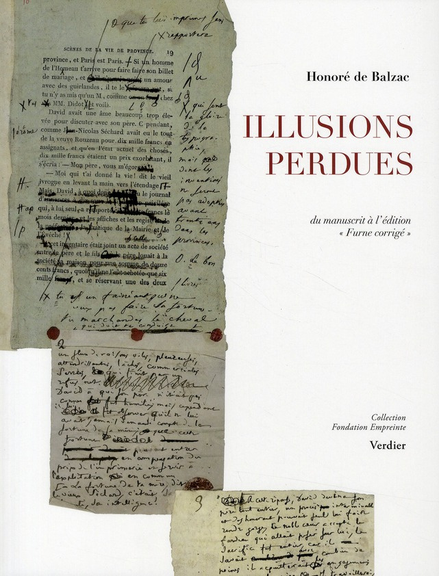Illusions perdues. Du manuscrit à l'édition "Furne corrigée"