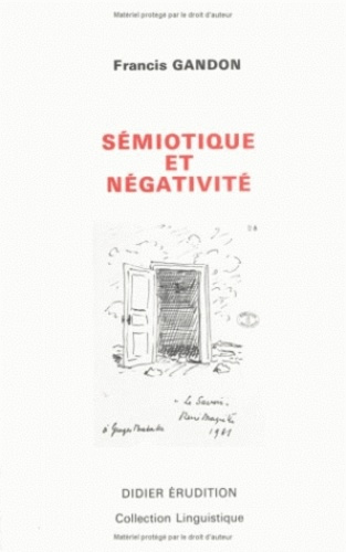 Sémiotique et négativité