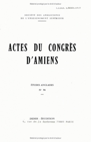 Actes du Congrès d'Amiens