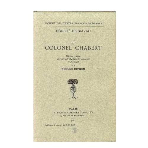 Le Colonel Chabert
