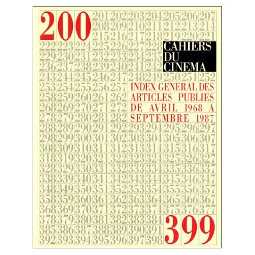 INDEX GENERAL DES ARTICLES PUBLIES DE AVRIL 1968 A... - AVRIL 1968 A SEPTEMBRE 1987