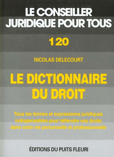 Le dictionnaire du droit